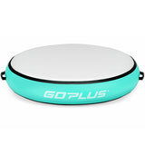 40 Inch Inflatable Round Gymnastic Mat with Electric Pump