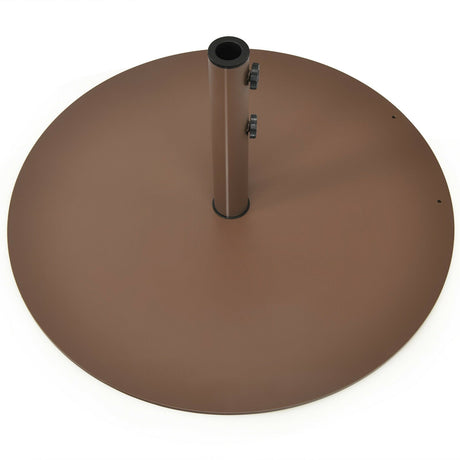 Base de sombrilla de acero para exteriores de 29.5 pulgadas para patio trasero y piscina
