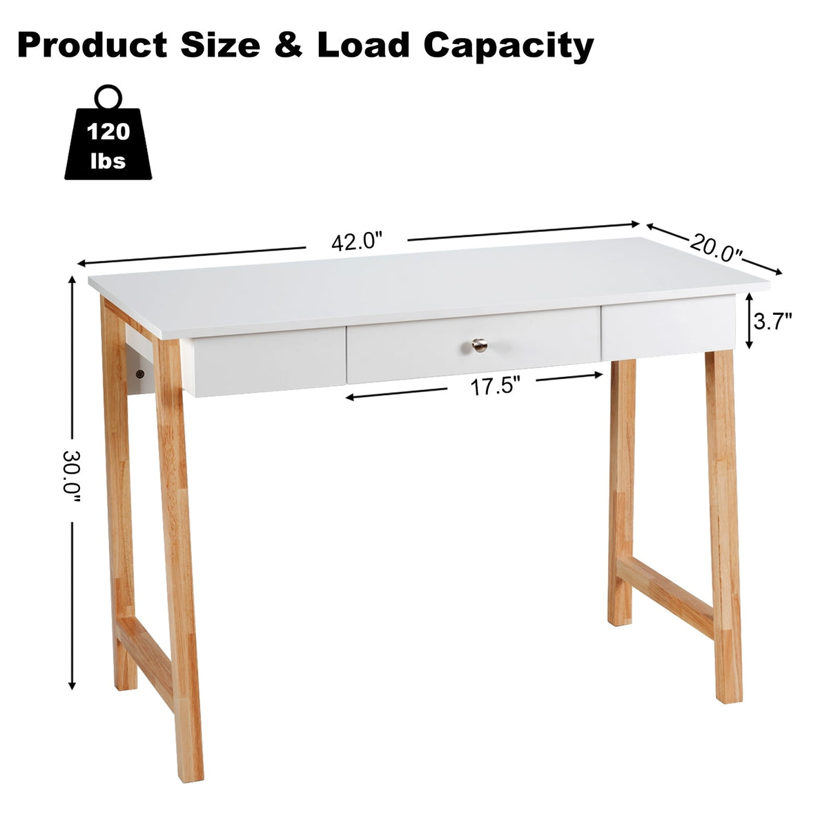 Escritorio de computadora, mesa para laptop, mesa de escritura, tocador de maquillaje