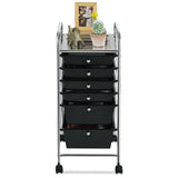 6 Drawers Rolling Storage Cart Organizer
