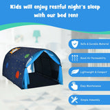 Tienda de juegos portátil Kids Galaxy Starry Sky Dream con cortina de red doble