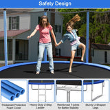 Trampolín exterior con red de seguridad-3 m