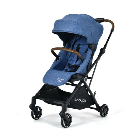 Cochecito de bebé convertible de aluminio 2 en 1 con capota ajustable