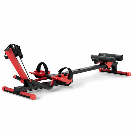 Máquina de remo plegable 4 en 1 con panel de control para gimnasio en casa