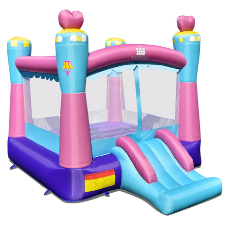 Castillo hinchable de princesa 3 en 1 sin soplador