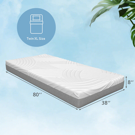 Colchón 3D de espuma viscoelástica de gel y espuma convolucionada para cama articulada