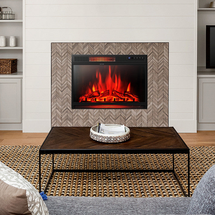 Chimenea eléctrica de 28" con control remoto
