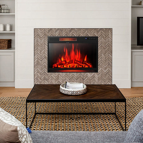 Chimenea eléctrica de 28" con control remoto