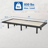 Queen Size Adjustable Bed Base Electric Bed Frame with Massage Modes