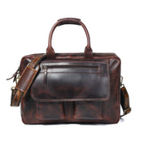 Bolsa de piloto de cuero de búfalo