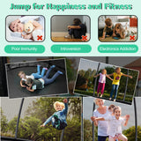 10 Feet ASTM Approved Recreational Trampoline with Ladder