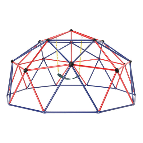 10 Feet Dome Climber with Swing and 800 Lbs Load Capacity