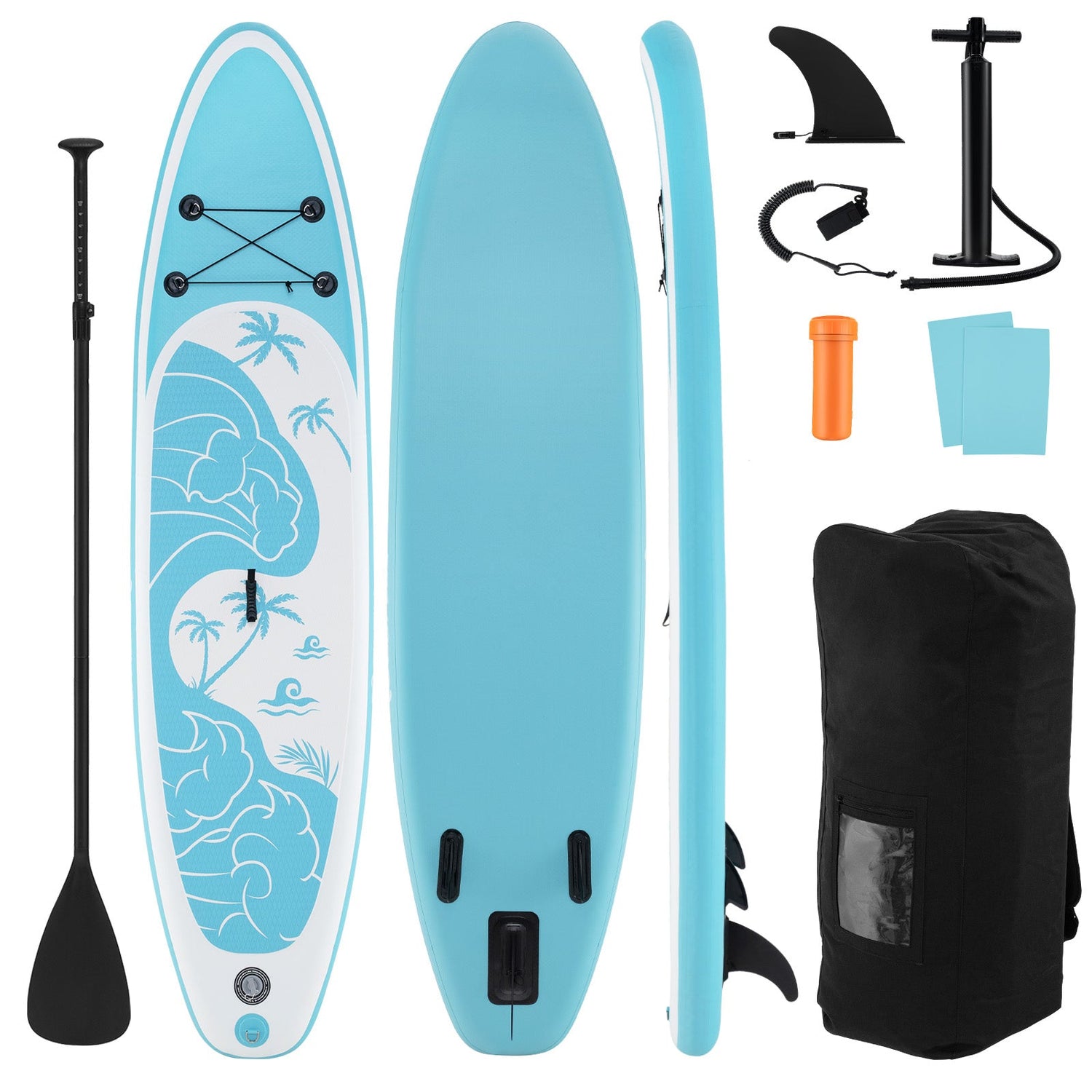 Tabla de paddle surf hinchable de 10/11 pies con accesorios SUP prémium