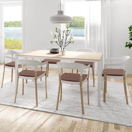 Cojines de asiento de gel de espuma viscoelástica, paquete de 10, para la espalda