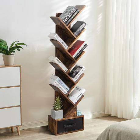 Estantería de árbol de 10 niveles con cajón gratis
