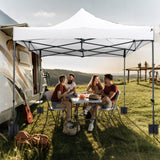 Carpa con toldo pop-up para exteriores de 10 x 10 pies, fácil de armar, refugio tipo mirador con bolsa con ruedas