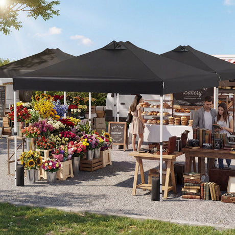 Carpa comercial desplegable para exteriores de 10 x 10 pies