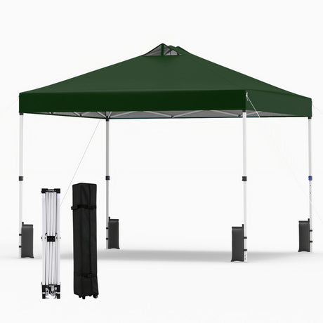 Carpa comercial desplegable para exteriores de 10 x 10 pies