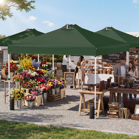 Carpa comercial desplegable para exteriores de 10 x 10 pies