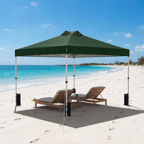 Carpa comercial desplegable para exteriores de 10 x 10 pies