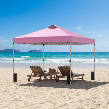 Carpa comercial desplegable para exteriores de 10 x 10 pies