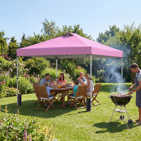 Carpa comercial desplegable para exteriores de 10 x 10 pies