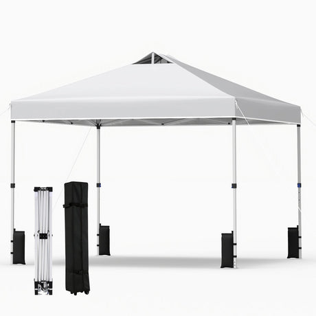 Carpa comercial desplegable para exteriores de 10 x 10 pies