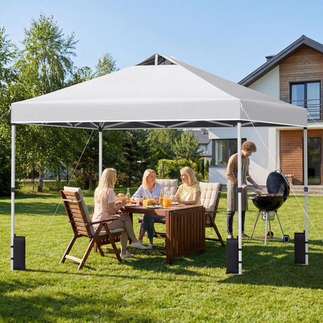 Carpa comercial desplegable para exteriores de 10 x 10 pies