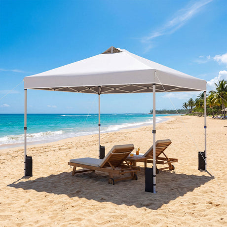 Carpa comercial desplegable para exteriores de 10 x 10 pies