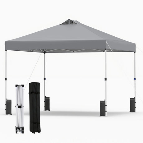 Carpa comercial desplegable para exteriores de 10 x 10 pies