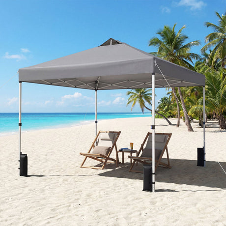 Carpa comercial desplegable para exteriores de 10 x 10 pies