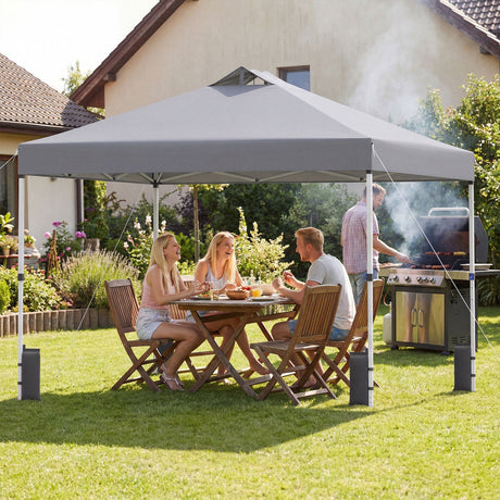 Carpa comercial desplegable para exteriores de 10 x 10 pies