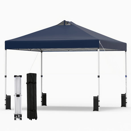 Carpa comercial desplegable para exteriores de 10 x 10 pies