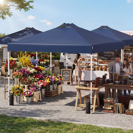 Carpa comercial desplegable para exteriores de 10 x 10 pies