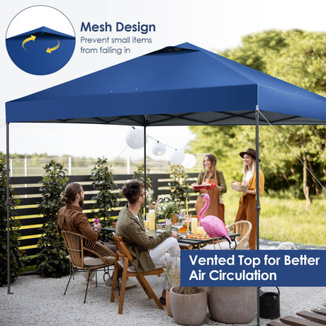 Carpa instantánea plegable para exteriores de 3 x 3 metros con bolsa de transporte