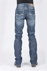 Stetson 1014 Rocks Fit con Bolsillo en V - Jeans Bootcut para Hombre (Liquidación)