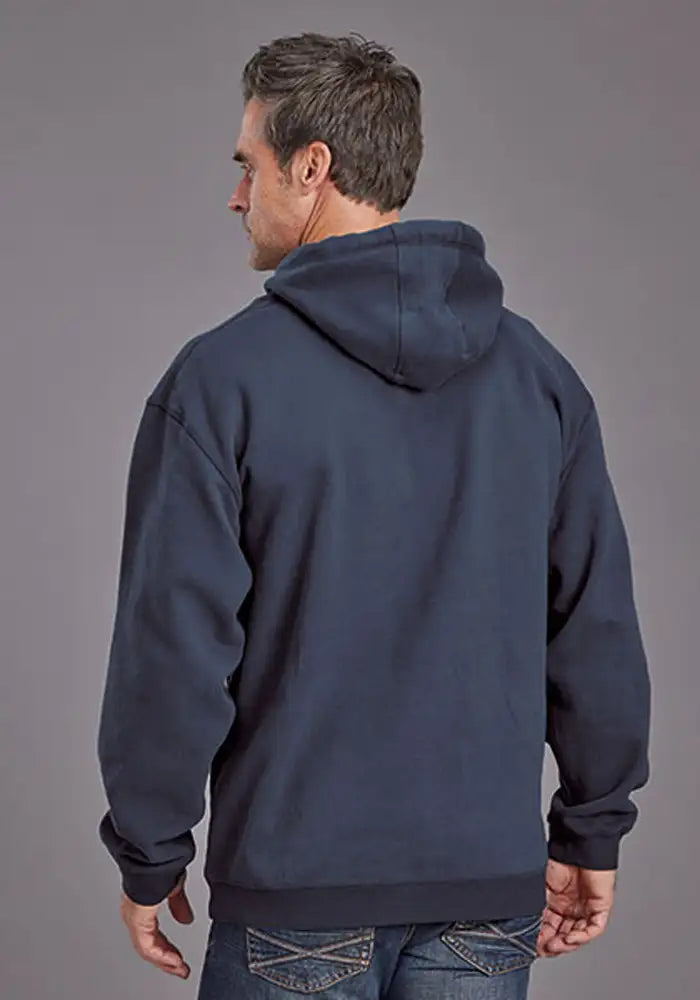 Stetson Quality Western Goods (Azul Marino) - Sudadera con Capucha para Hombre