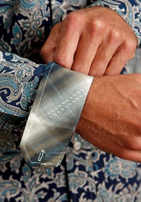 Stetson Deep Marine (Azul) - Camisa Vaquera de Hombre