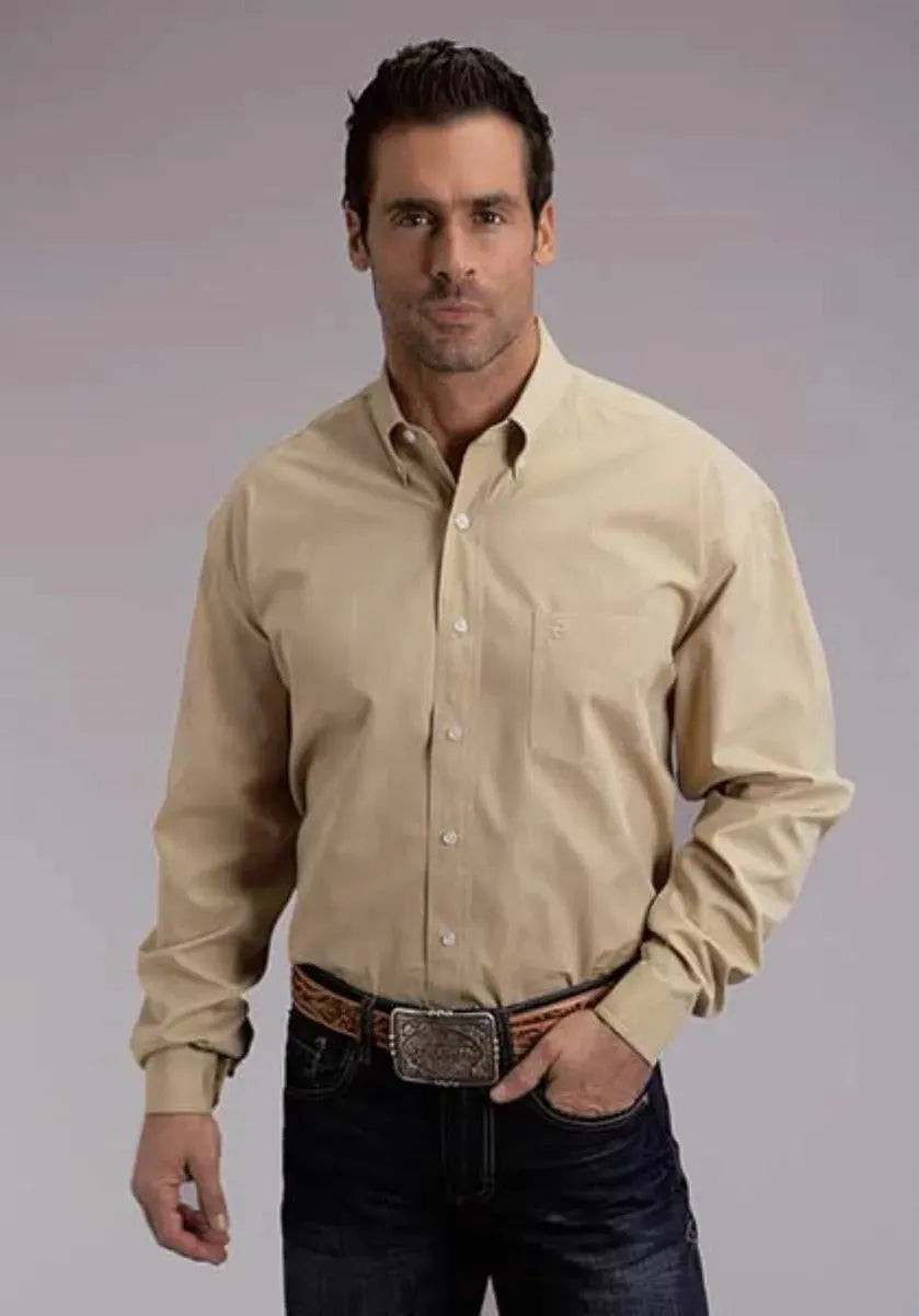 Camisa Vaquera de Hombre Stetson Golden West (Amarilla)