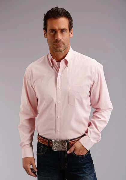 Stetson 5661 End On End (Rosa) - Camisa Vaquera de Hombre