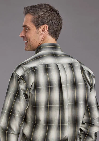 Stetson 02228 Carbón Ombre (Negra) - Camisa Vaquera de Hombre