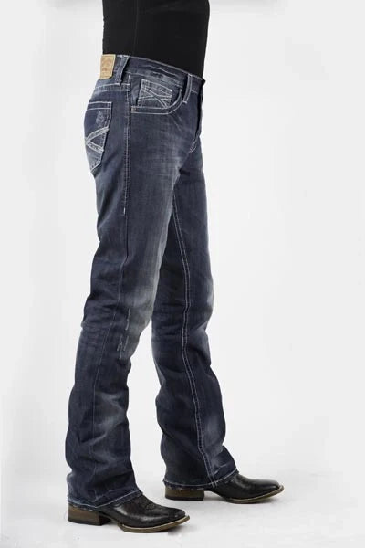Stetson 1014 Fit Destructed (Lavado medio) - Jeans de hombre