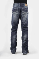 Stetson 1014 Fit Destructed (Medium Wash) - Men's Jeans