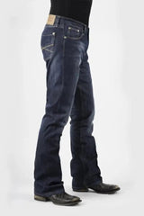 Jeans Stetson 1014 ajustados con lavado semi-destruido - Jeans de hombre