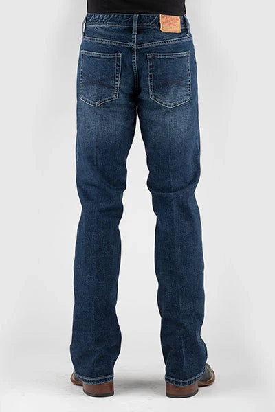 Stetson 1015 Rocker Stretch Fit (lavado oscuro) - Pantalones vaqueros de hombre