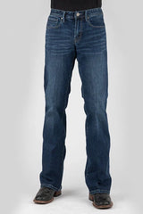 Stetson 1015 Rocker Stretch Fit (lavado oscuro) - Pantalones vaqueros de hombre