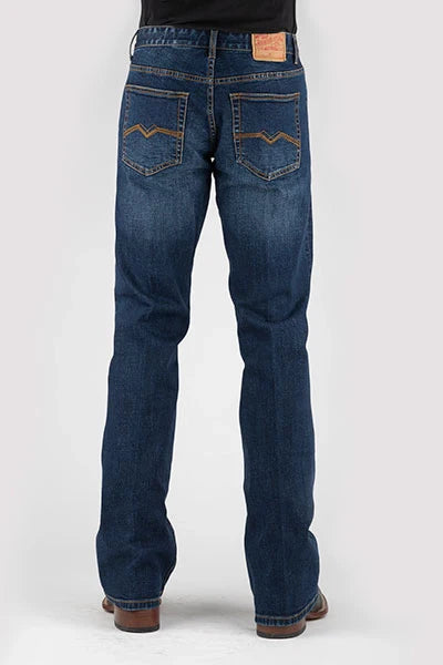 Stetson 1015 Rocker Stretch Fit Mountain (Lavado Oscuro) - Jeans de Hombre