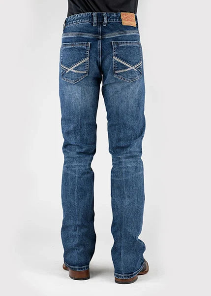 Stetson 1015 Rocker Stretch Fit (Lavado Medio) - Jeans de Hombre