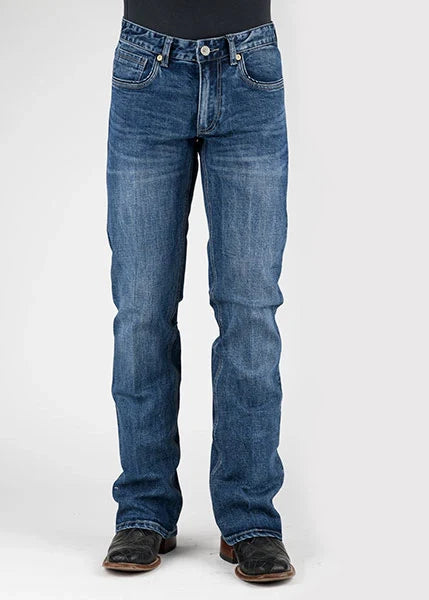 Stetson 1015 Rocker Stretch Fit (Lavado Medio) - Jeans de Hombre