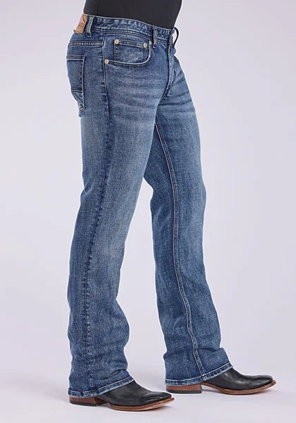 Stetson 1015 Rocker Stretch Fit (lavado claro) - Jeans para hombre